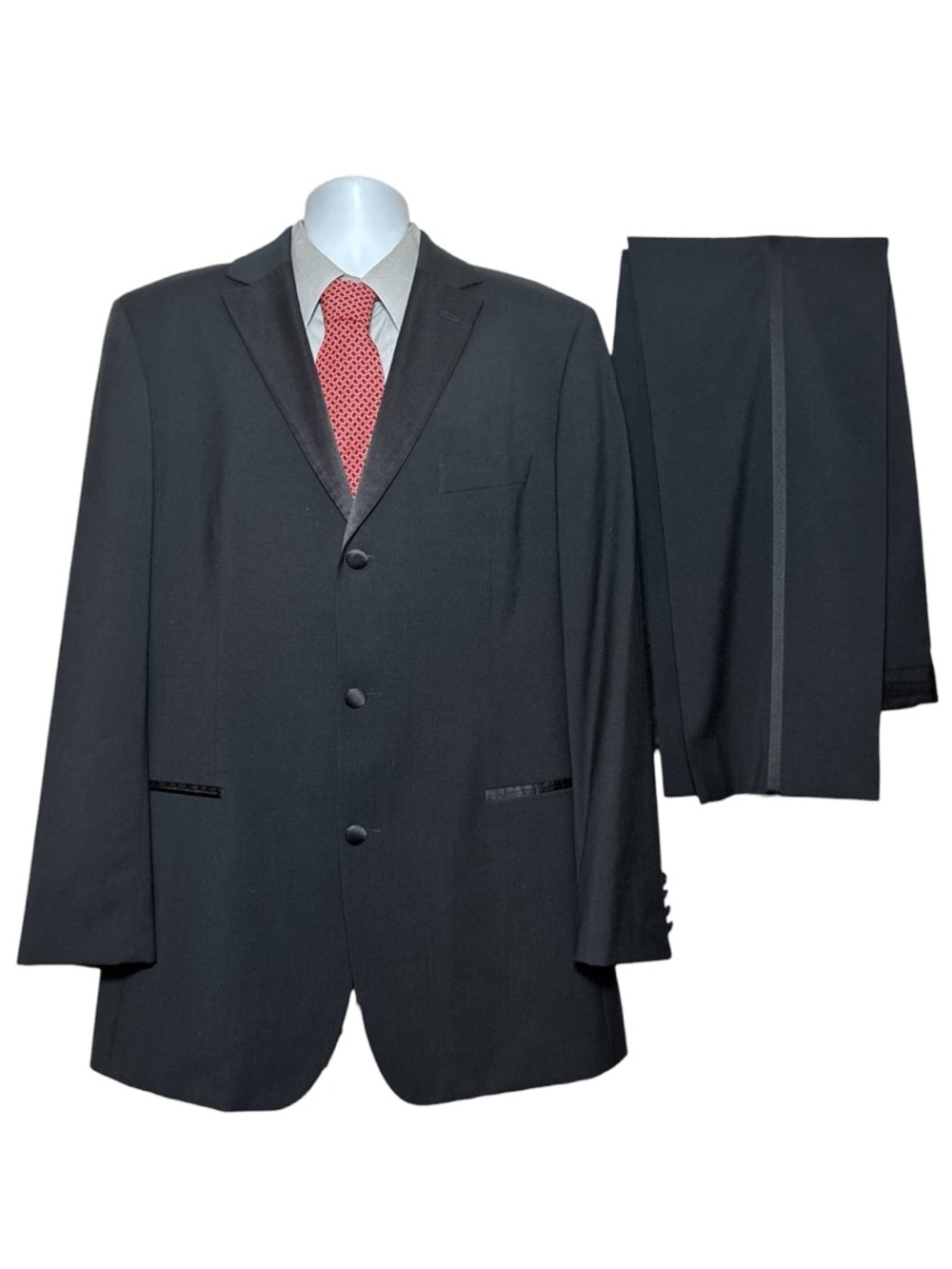 Hugo Boss Black Men's Two-Piece Suit with Satin Trim